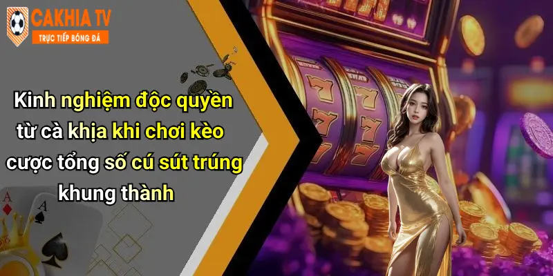 Kinh nghiệm độc quyền từ cà khịa khi chơi kèo cược tổng số cú sút trúng khung thành