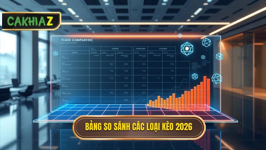 Bảng so sánh các loại kèo đặc trưng năm 2026
