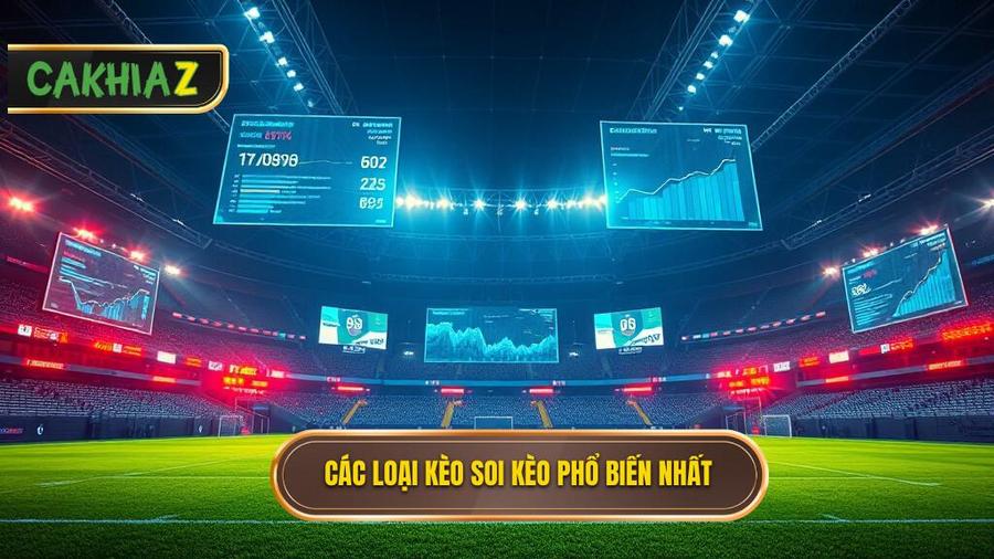 Các loại kèo phổ biến khi soi kèo trận hot nhất